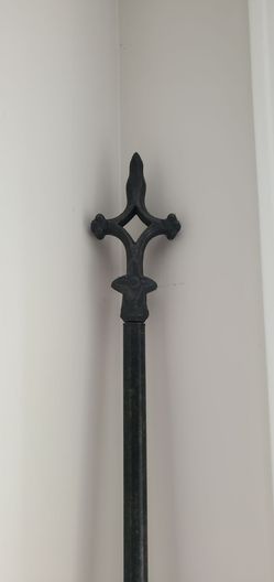 Cast Iron Gothic Curtain Rod