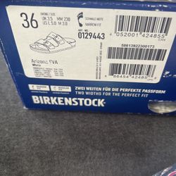 Birkenstock Arizona Eva Sandal White Size EU 36