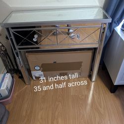 Mirror Glass Stand, Desk 