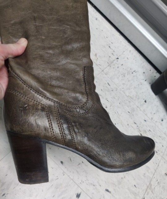 Frye Leather Boots Size 7.5US 38 EU