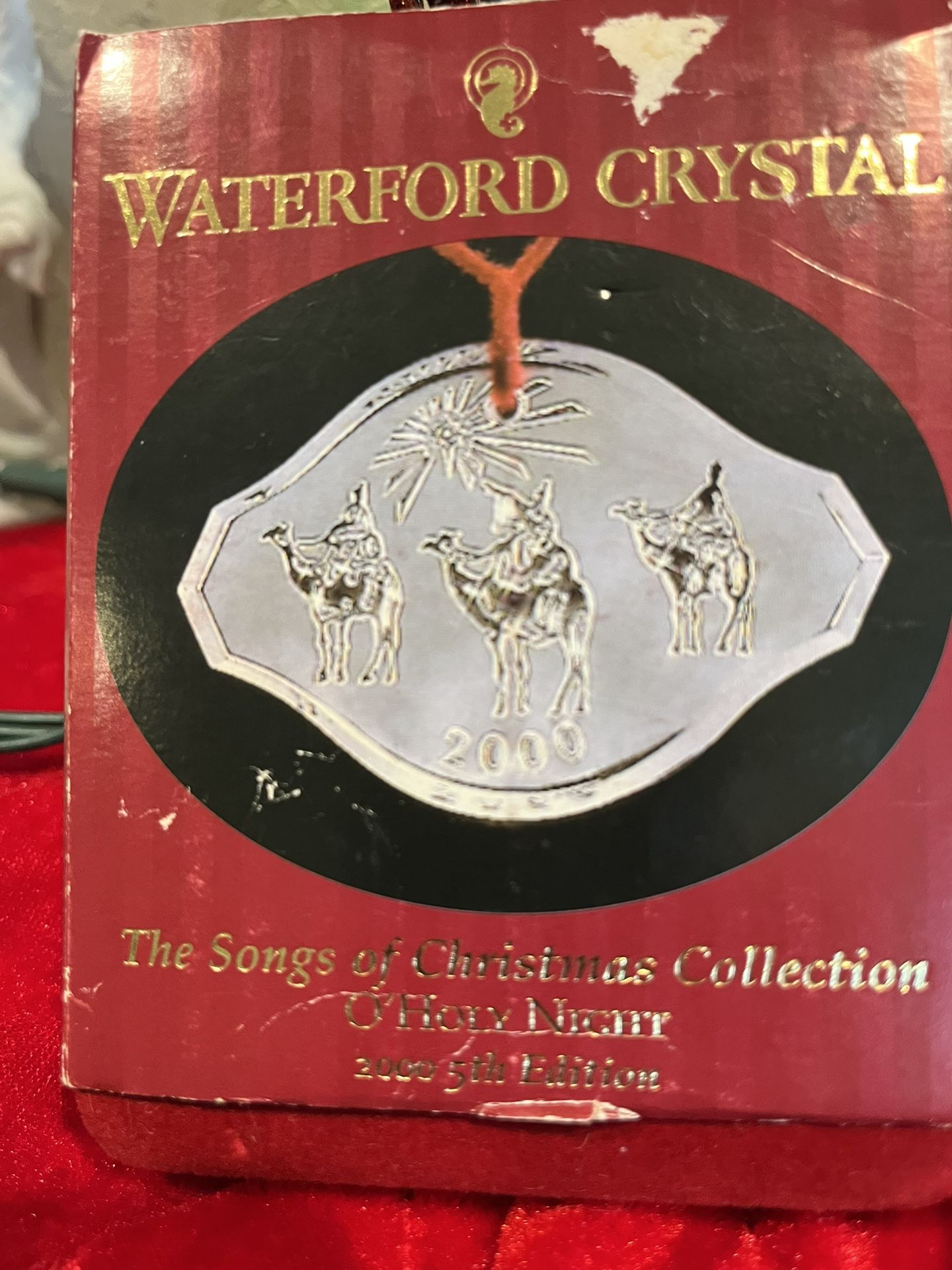 Waterford Crystal O’Holy Night 5th Edition, Yr 2000