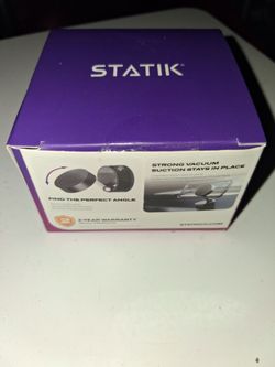 BNIB Statik HyperMount Heavy Duty Vacuum Suction Magnetic Phone Mount.