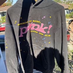 Spider Hoodie Black