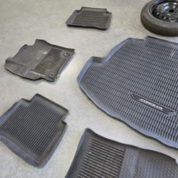 Toyota Corolla SPARE TIRE and ALL WEATHER  FLOOR MATS 