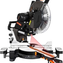 12-Inch Dual-Bevel Miter Saw, Compound Sliding Miter Saw