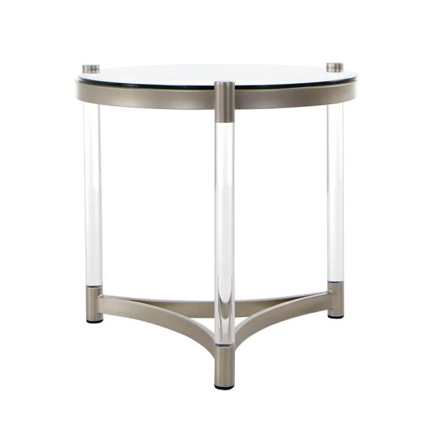 Brand New Gorgeous Glass End Table