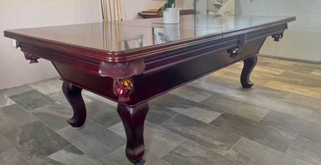 Pool Table 8ft With Matching Dinning Top ( Free Delivery & Set Up & New Color Felt Of Your Choice