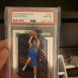 PSA 10 Luka Doncic Rookie 2018 Prizm #280 (NO TRADES)