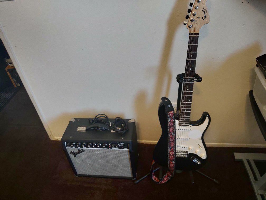 Squier Fender Strat Electric Guitar