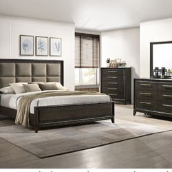 Saratoga Bedrooms Set 4pcs Queen 🔥
