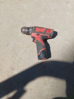  12 Volt Milwaukee drill Drill and battery No charger