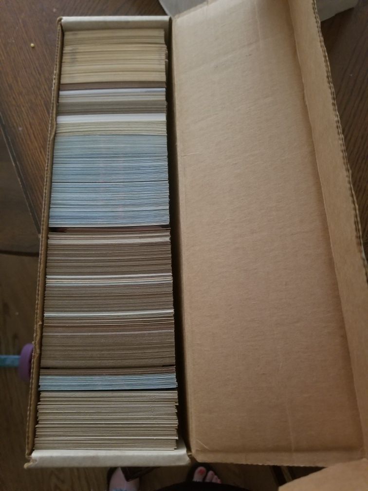 41 boxes of baseball cards