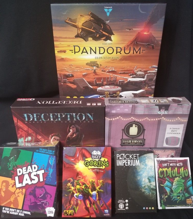 Rare And New Strategy Tabletop RPG Board Games Lot Of 7