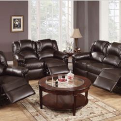 Sofa, Love Seat & Chair