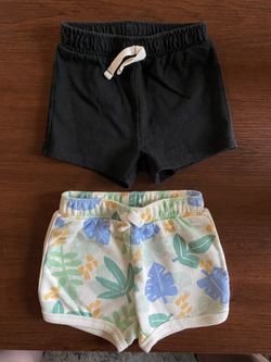 Unisex 2-piece Shorts Set For Baby