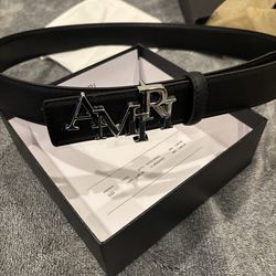 Amiri Silver Belt