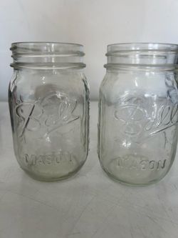 Pint canning jars