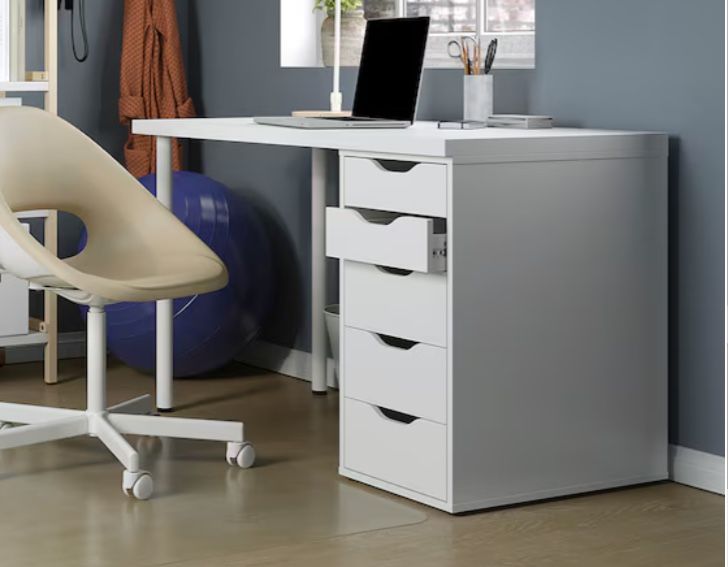 IKEA Desk with Drawers 