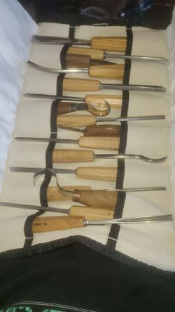 Schaaf Tools 12-piece Premium Hand Sharpened, AND IN MINT SHARP AND SHINY CONDITION