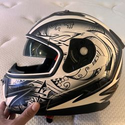 Demon Samurai Moto Helmet