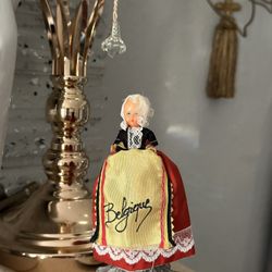 Vintage hand made miniature doll Belgian custom
