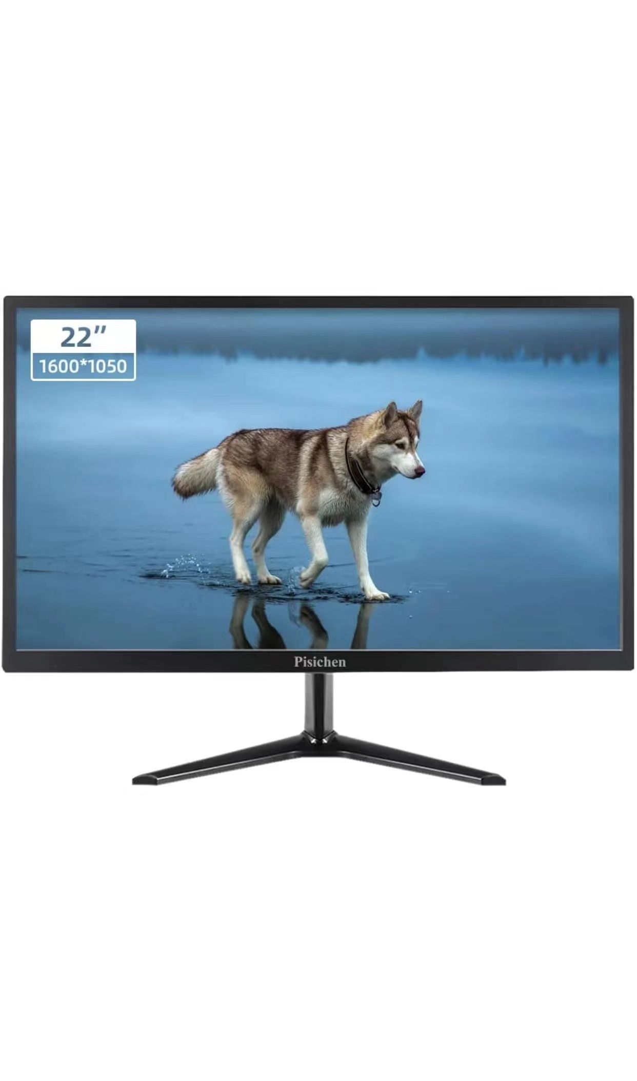 Computer Monitor, 22 Inch PC Monitor HD 1600x1050, Gaming Monitor with HDMI & VGA Interface