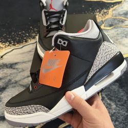 Jordan Retro 3 Black Cement 2024 