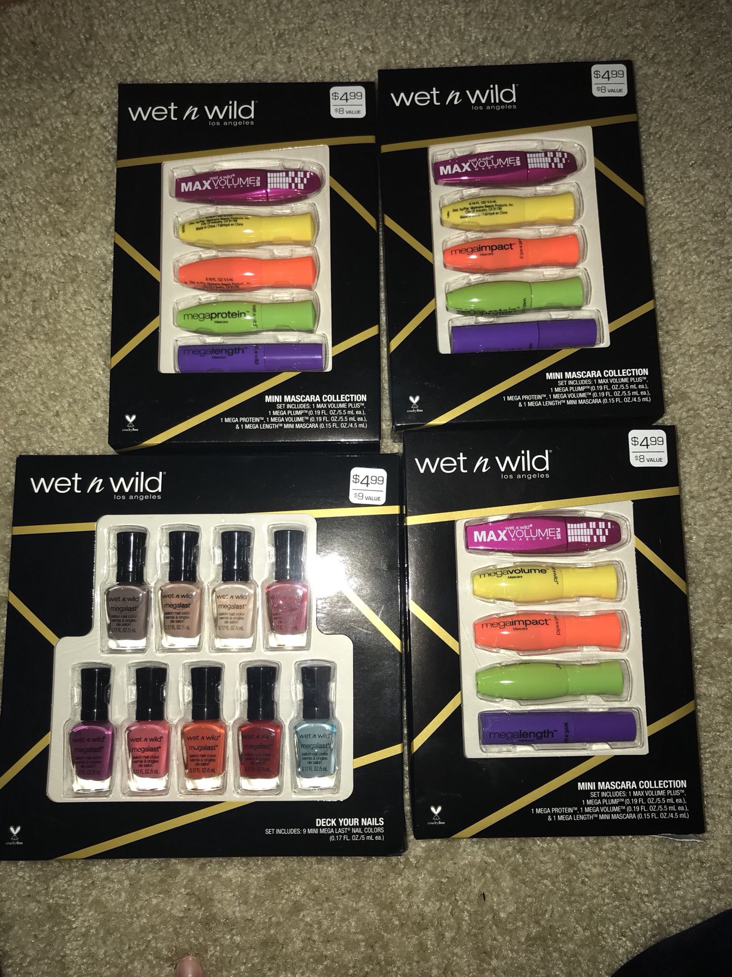 Wet n wild 4 for 8$