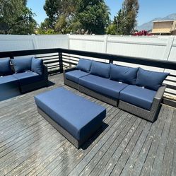 Outdoor Sunbrella Patio Furniture Set 
