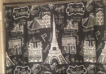 New Paris Shower Curtain 