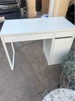White desk