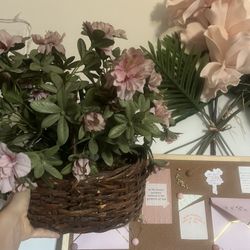 Light Pink Fake Flower / plant Decor 