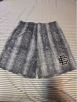 Grey Snakeskin EE shorts