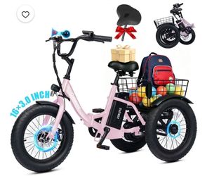 Eskute Electric Fat Tire Tricycle mini size for kids
