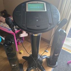 Singing Machine iSM1030BT Bluetooth Karaoke Pedestal