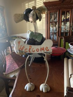 Welcome Dog  2feet 10” High 