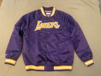Mitchell and Ness Lakers Satin Jacket