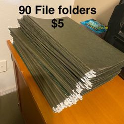 $5     90 FILE FOLDERS (legal Size)