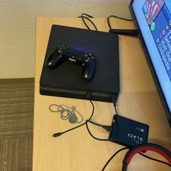 PS4 & 1TB Hard Drive With Headphones And Controller. NO TRADES FOR TREE OR ANYTHING JUST MONEY