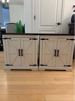 2 Solid Farmhouse NightStands