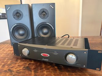 Alesis Monitor One MK2’s + RA150 Stereo Power Amplifier