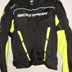 Scorpion High Vizibility Motorcycle Jacket Large 