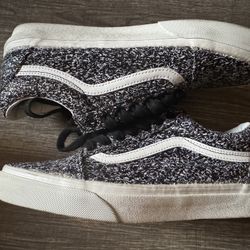 Vans Unisex Adult Old Skool Sneaker, Sparkle/Black, 7.5M / 9W