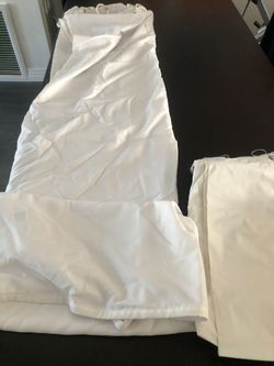 White Shower Curtain And Liner