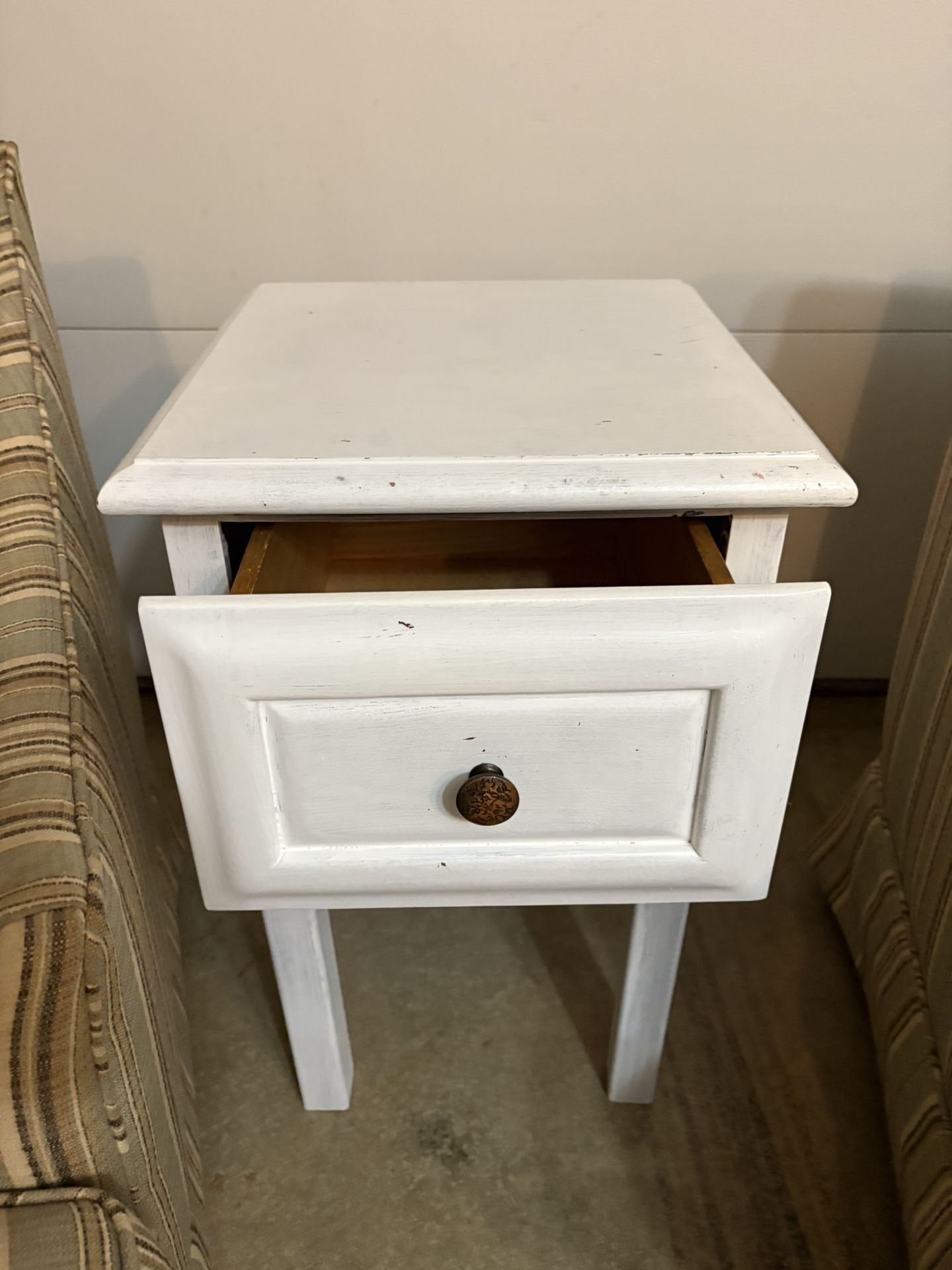 White Side Table 