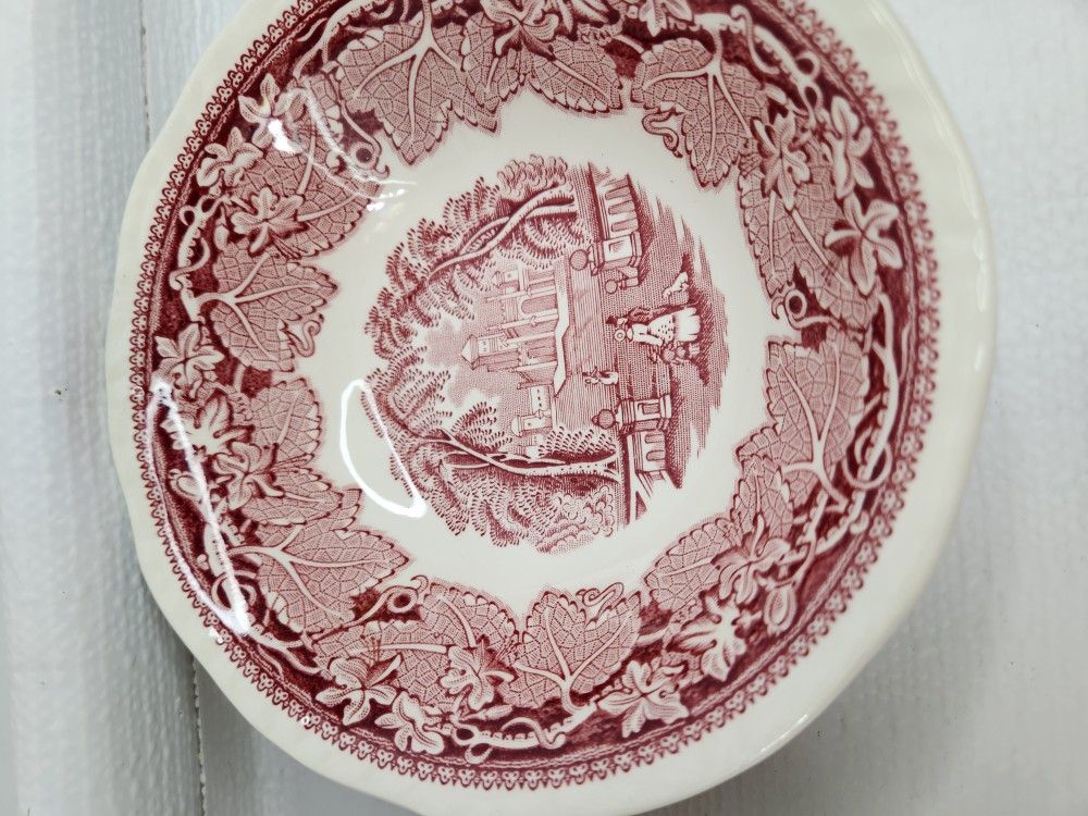 Francisan Pink Vista Cereal Bowls Set Of two