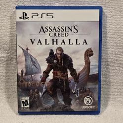ASSASSIN'S CREED VALHALLA (2020 PS5) VIKING RAID FIGHT SONY PLAYSTATION PS VIDEO GAME DISK
