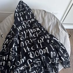 SUPREME BLACK ARK HOODIE SIZE M