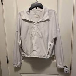 Abercrombie & Fitch Cinched Contour Half-Zip Sweatshirt size medium must pick up