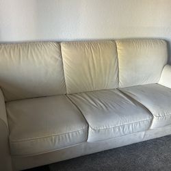 Pickup Only White / Yellow Tint Couch 